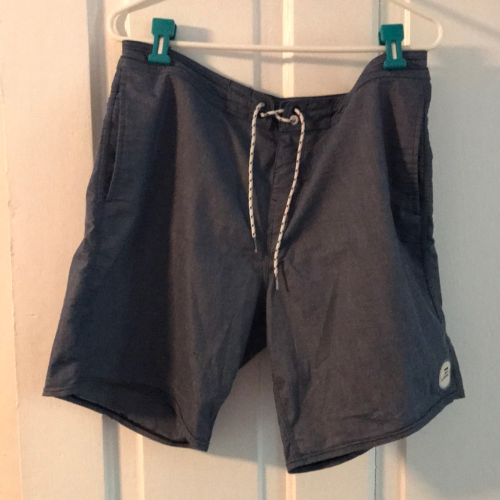 Billabong chambray boardshort size 34